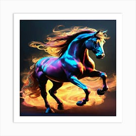 Fire Horse 1 Art Print