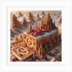 3d Fractal Art Art Print