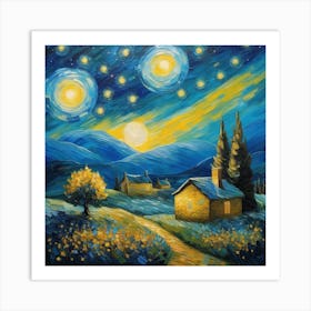 Starry Night Art Print