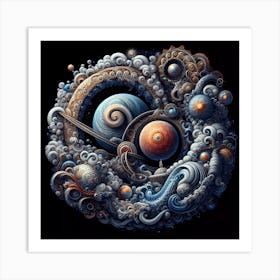 Fractal Fractals Art Print