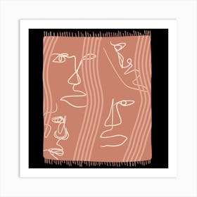 Face Of A Woman Art Print