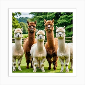 Alpacas Art Print