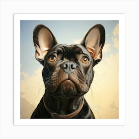 French Bulldog Portrait 1 Art Print