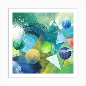 Abstract Painting 196 Art Print