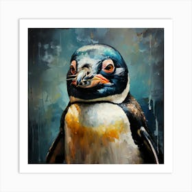 Penguin painting 4 Art Print