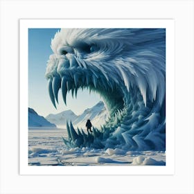 Ice Monster 1 Art Print