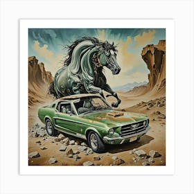Mustang Art Print