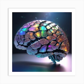 Fractal Brain 1 Art Print