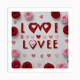 Love Love Love 2 Art Print