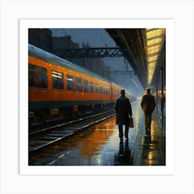 Train Station 4 Art Print