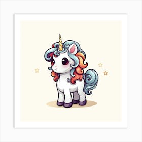 Cute Unicorn 427 Art Print