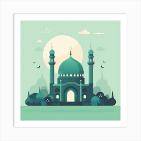 Islamic Mosque 1 Art Print