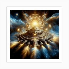 Spaceship 10 Art Print
