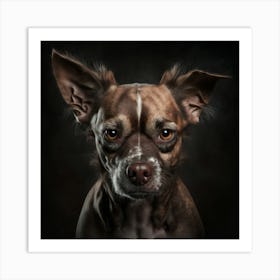 Chihuahua Portrait 8 Art Print