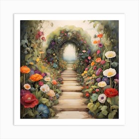 Garden Path 15 Art Print