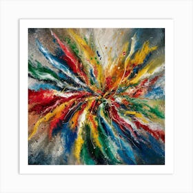 Abstract Painting 16 Art Print