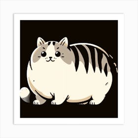 Kawaii Cat 2 Art Print