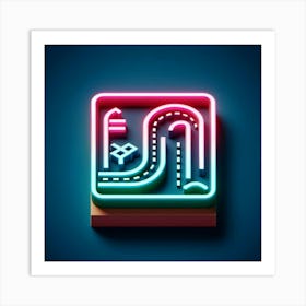 Neon Sign 25 Art Print