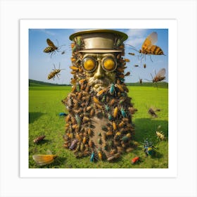 Bug man Art Print