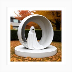 Ghost In A Circle Art Print