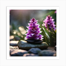 Purple Orchids Art Print