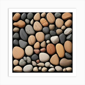 Pebbles Art Print