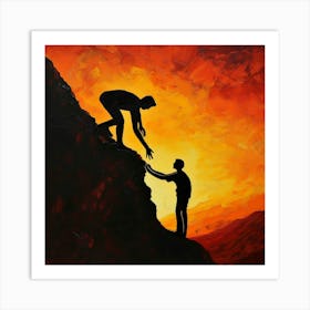 'Helping Hands' Art Print