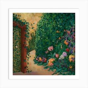 Garden Door Art Print