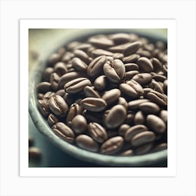 Coffee Beans In A Bowl 8 Art Print