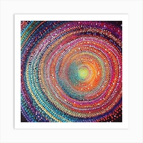 Spiral Painting Art Print