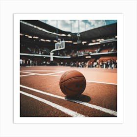 Basketball Court 31 Art Print