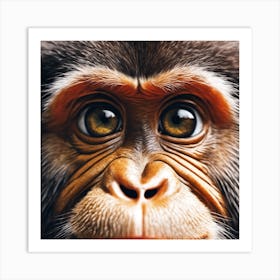 Chimpanzee 2 Art Print