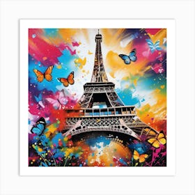 Paris Eiffel Tower 111 Art Print