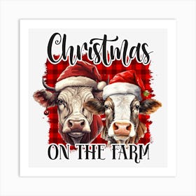 Christmas On The Farm Art Print