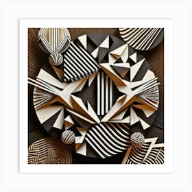 Origami Art Art Print