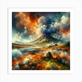 Cloudy Day Art Print