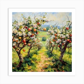 Apple Orchard Art Print