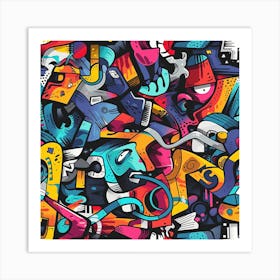 Abstract Street Art 2 Art Print