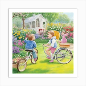 Dreamshaper V7 For A Child Playing In A Garden This Painting C 0 (3) Art Print