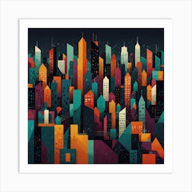 Cityscape 41 Art Print