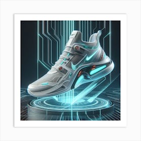 Futuristic Sneakers 1 Art Print