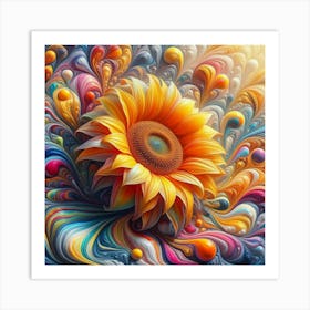 Sunflower 4 Art Print