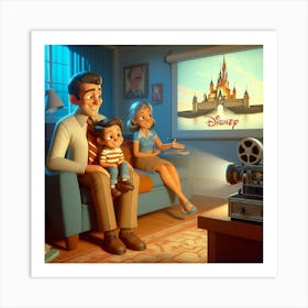 Vintage Home Movies 3 Art Print