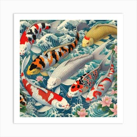 Koi Fish 16 Art Print