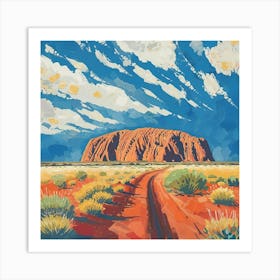 Uluru 11 Art Print