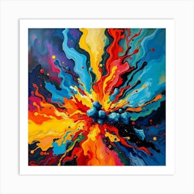 Explosion Art Print