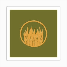 Earth Element Fire Art Print