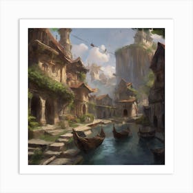 Fantasy Painting 20 Art Print