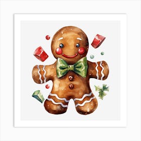 Gingerbread Man 23 Art Print