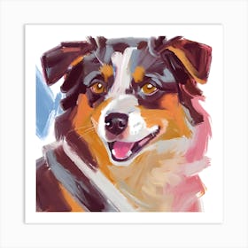 Australian Shepherd 02 Art Print